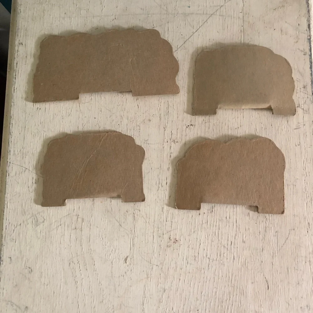 Vintage Cardboard Home Cutouts